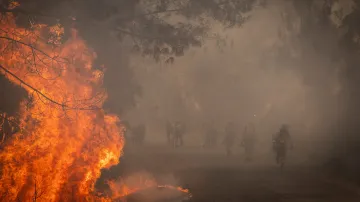 Požár ve španělské Galicii