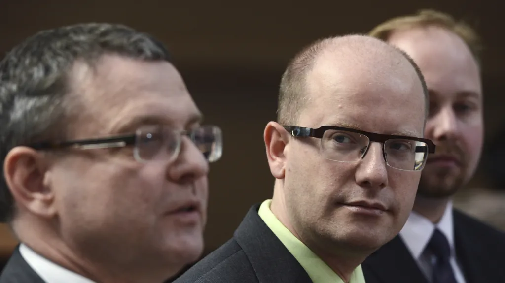 Bohuslav Sobotka a Lubomír Zaorálek