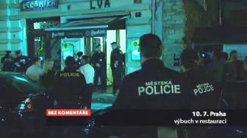 Bez komentáře: Výbuch v restauraci zranil čtyři lidi