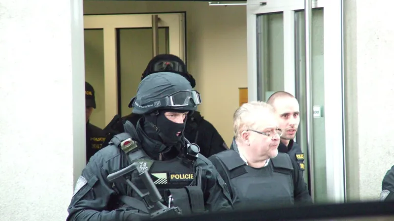 Roman Vaškůj na hraničním přechodu v Mikulově