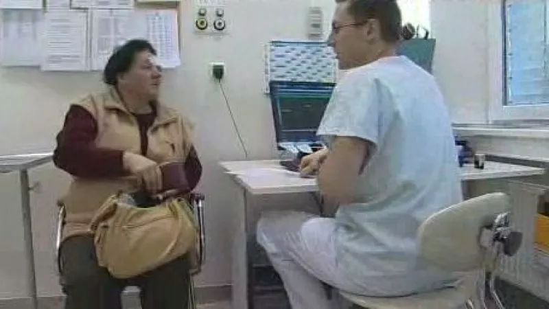 Pacientka u lékaře