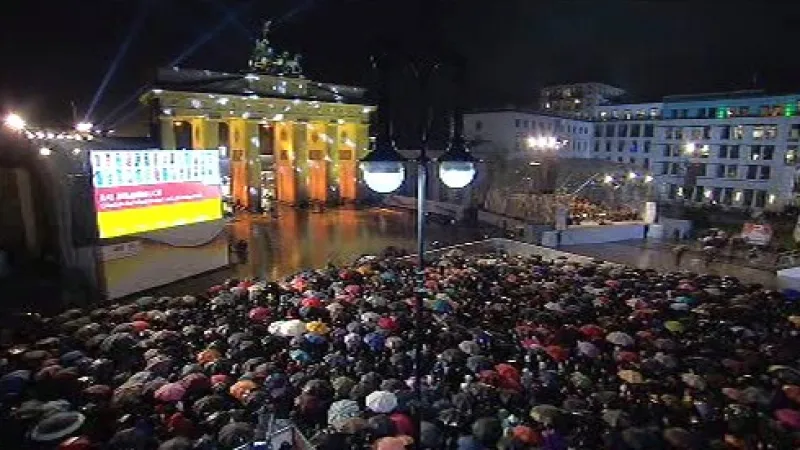 Oslavy pádu Berlínské zdi