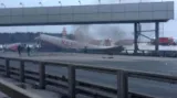 Havárie letadla na moskevském letišti Vnukovo