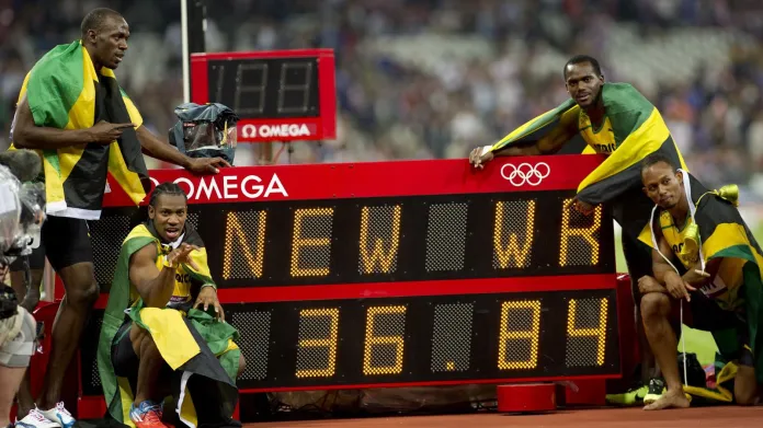 Jamajská štafeta a nový světový rekord