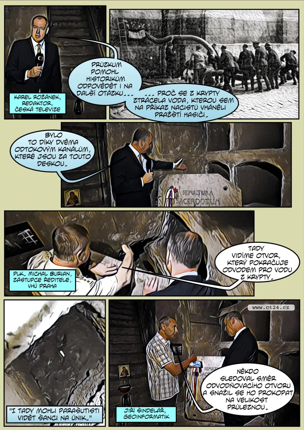 Komiks: Nové objevy v kryptě