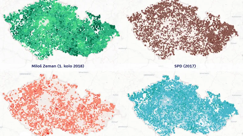 Srovnání výsledků prezidentských a sněmovních voleb