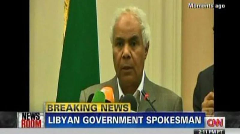 Reakce libyjské vlády