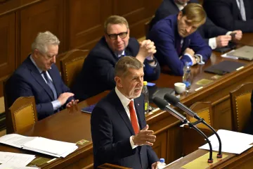 „Pokrytectví, pozérství a falešná zásadovost,“ řekl Babiš ve sněmovně směrem k opozici