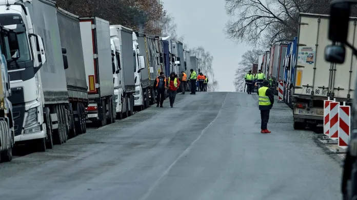 Blokáda na polsko-ukrajinské hranici