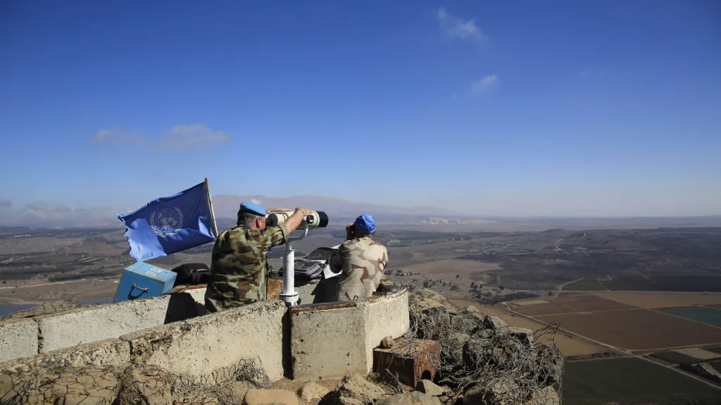Příslušníci mise OSN na Golanských výšinách
