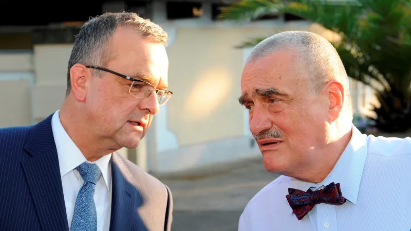 Miroslav Kalousek a Karel Schwarzenberg