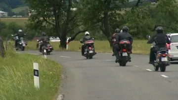 Sraz motorkářů seniorů