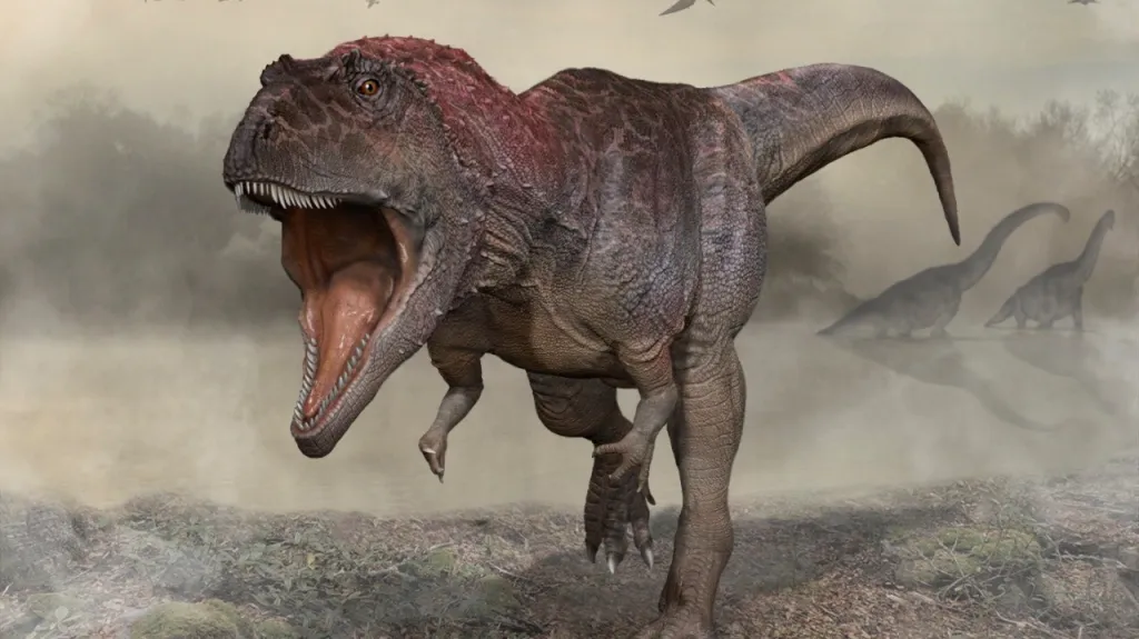 Umělecká rekonstrukce objeveného dinosaura