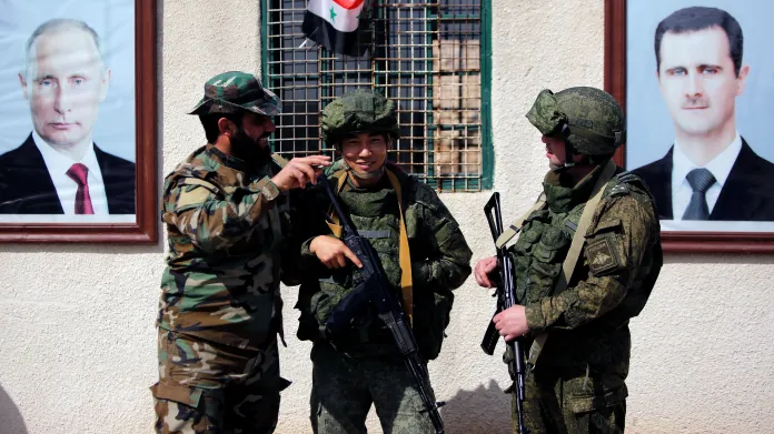 Ruští vojáci v Sýrii