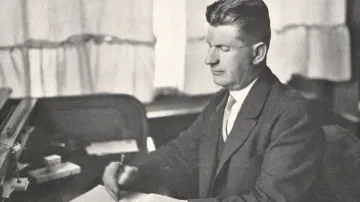 Tomáš Baťa při práci (1932)
