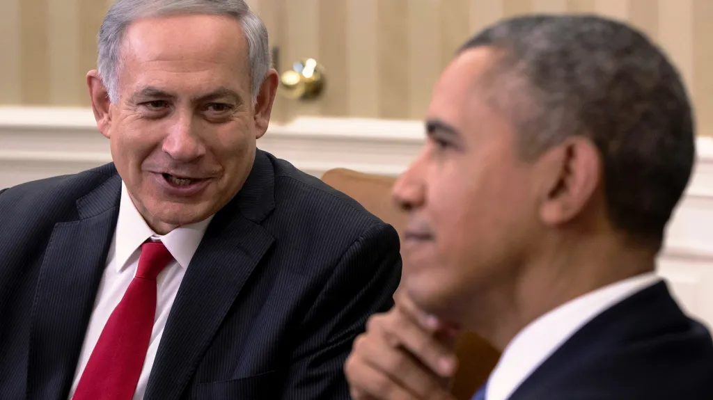 Benjamin Netanjahu a Barack Obama