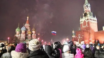 Sïlvestrovské oslavy v Moskvě