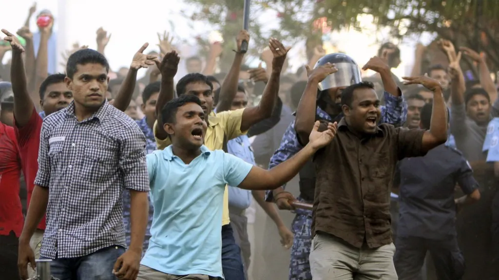 Nepokoje na Maledivách