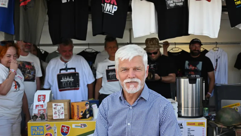 Prezident Petr Pavel na festivalu Pohoda v Trenčíně