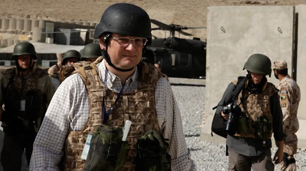 Petr Nečas v Afghánistánu