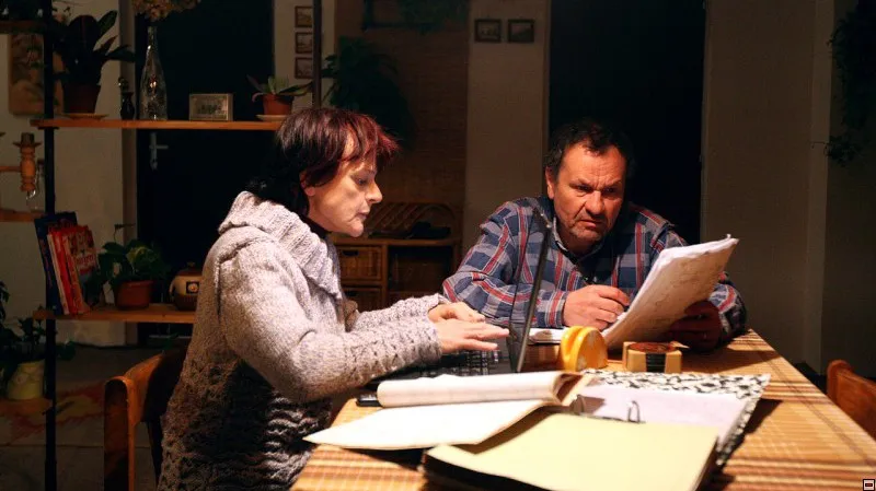 Taťjana Medvecká a Miroslav Krobot v koprodukčním snímku České televize Dům.