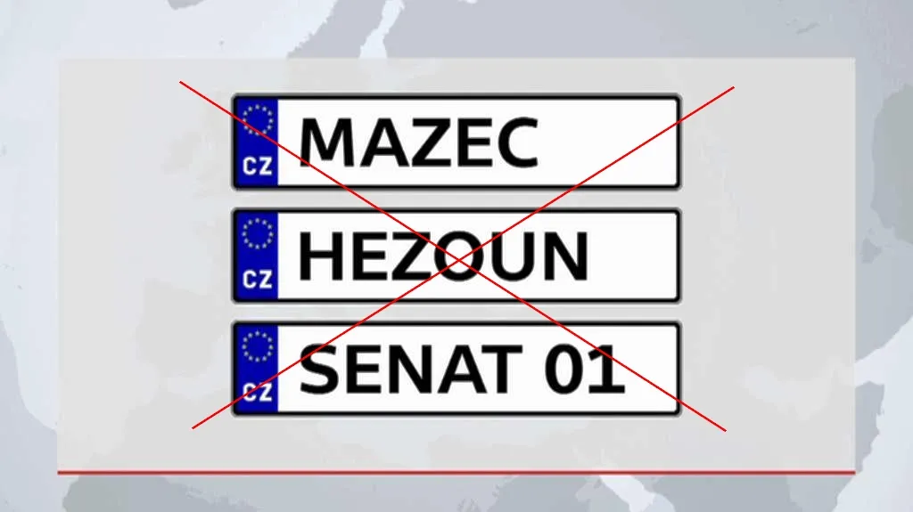 Na značkách aut nebude moct být cokoli