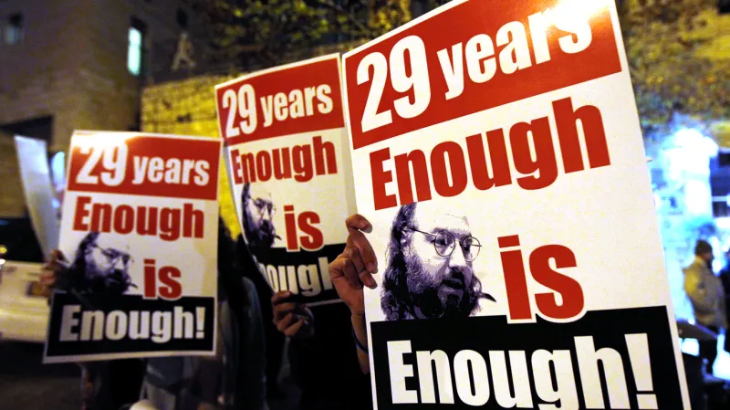 Demonstrace za propuštění Jonathana Pollarda