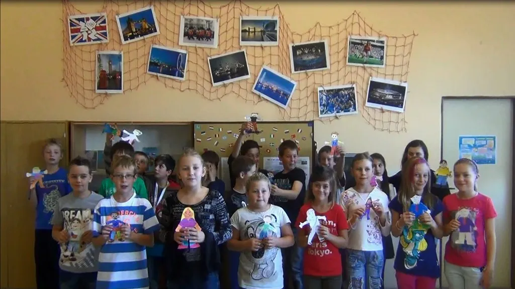 Borohrádecké děti představují projekt Flat Stanley