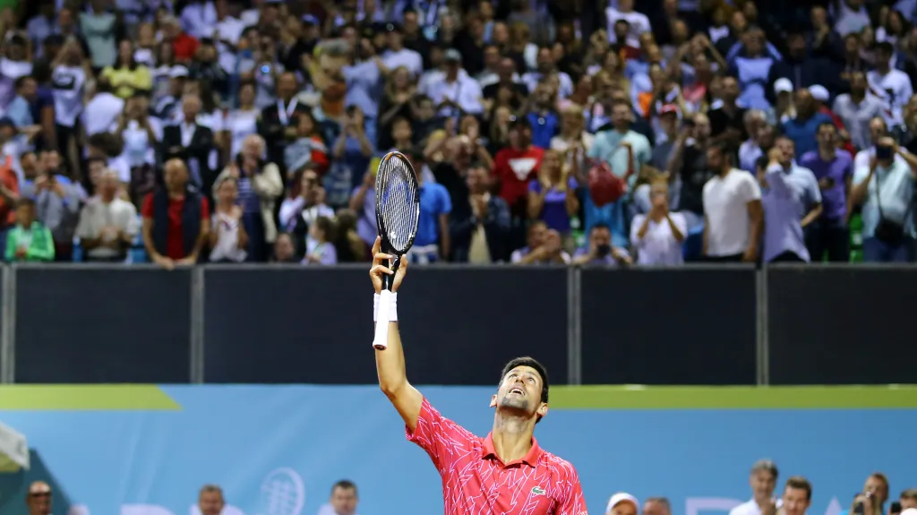 Srbský tenista Novak Djokovič