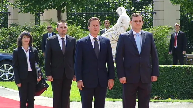 David Cameron a Petr Nečas