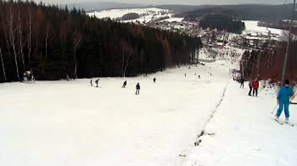 Sjezdovka ve Zborné u Jihlavy