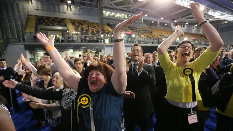 Radost v táboře stoupenců skotských nacionalistů