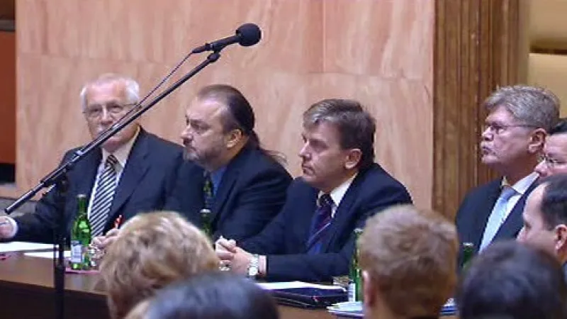 Václav Klaus, Ladislav Jakl a Miloslav Vlček