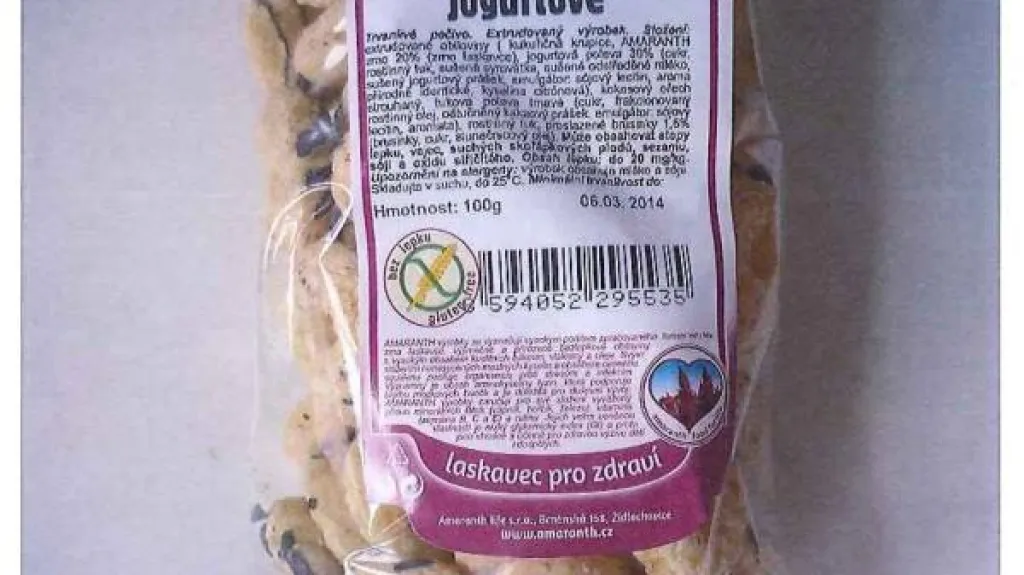 Bezlepkové jogurtové kroužky s lepkem