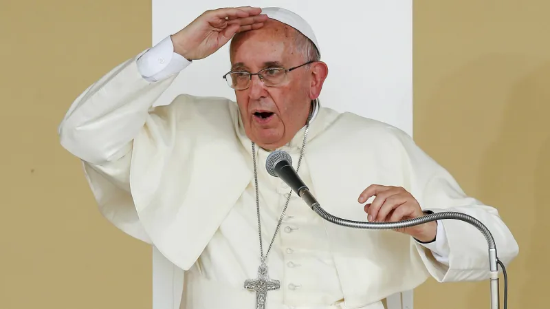 František při setkání s mladými v Turíně