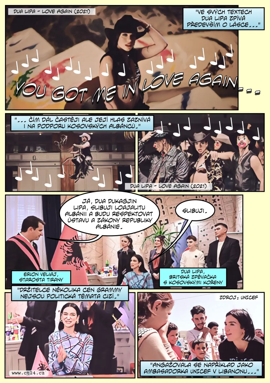 Dua Lipa získala albánské občanství. Politické názory neskrývá