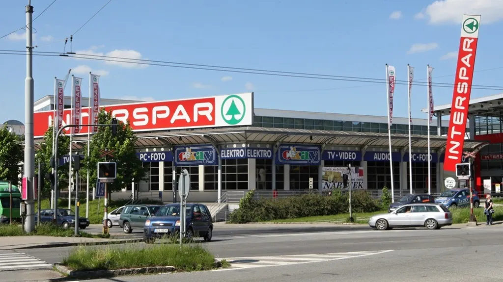 Interspar ve Zlíně-Prštném
