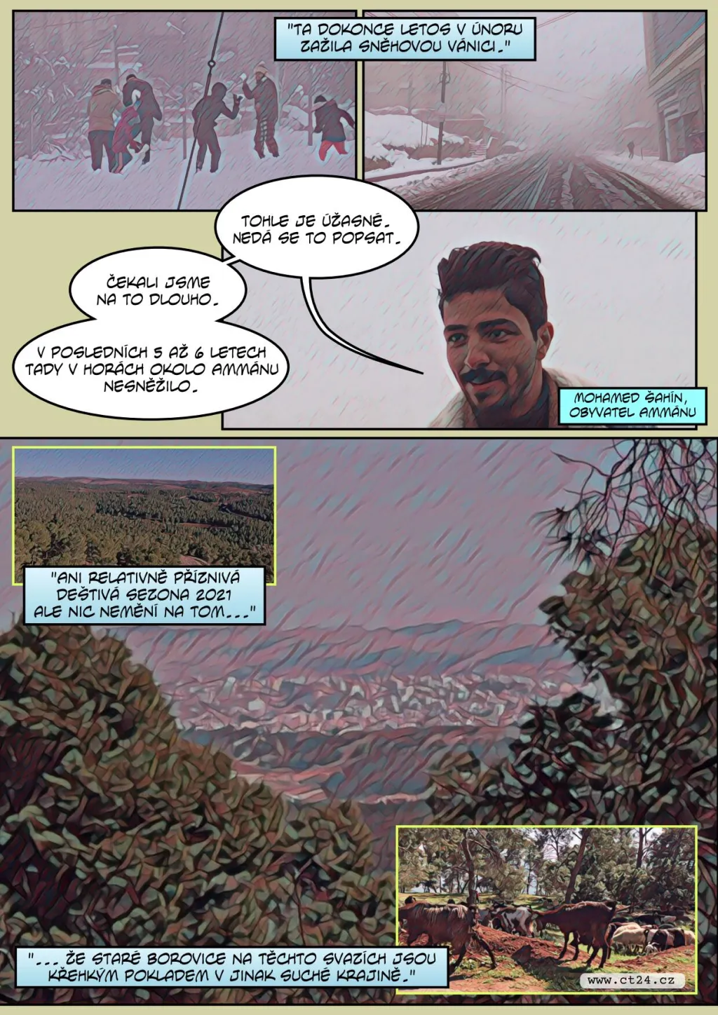 Blízký východ zažívá třetí vlhkou zimu za sebou