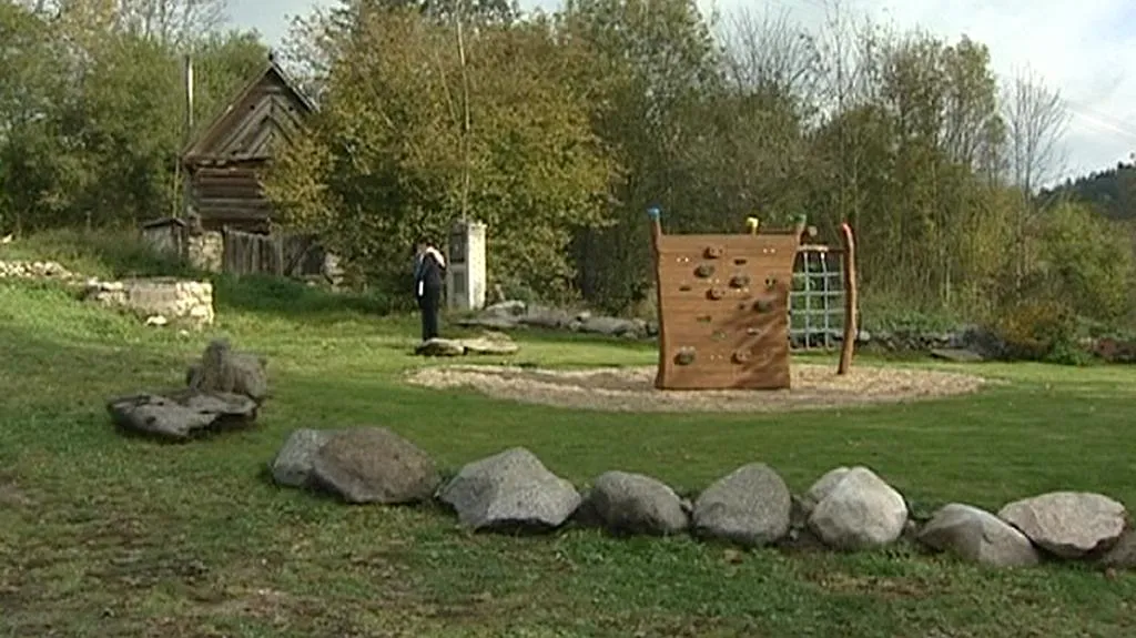 Náves v Hubově