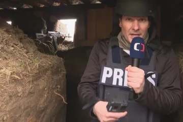 Štáb ČT se dostal do přestřelky v zákopech u Bachmutu