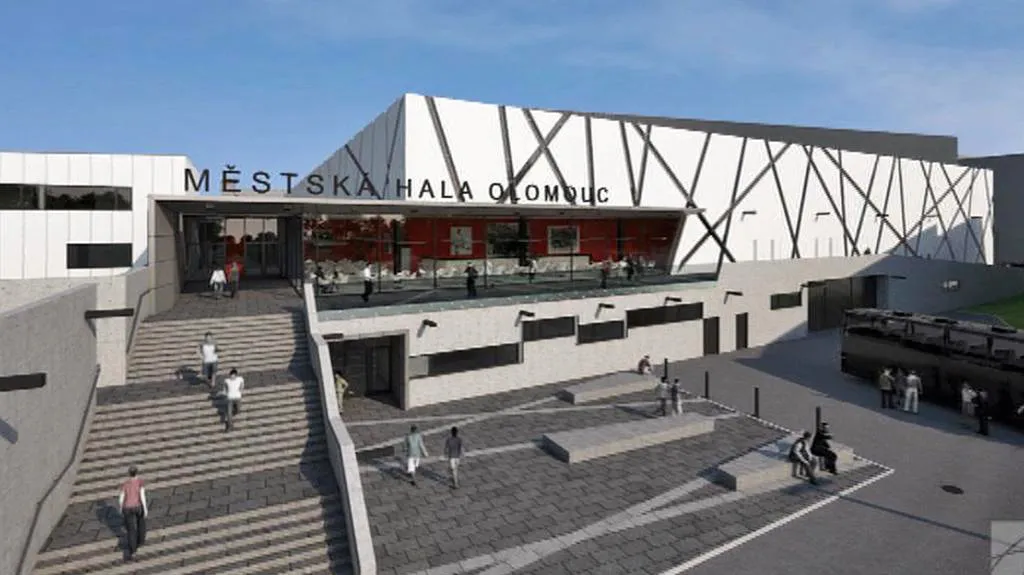 Projekt nové městské haly v Olomouci