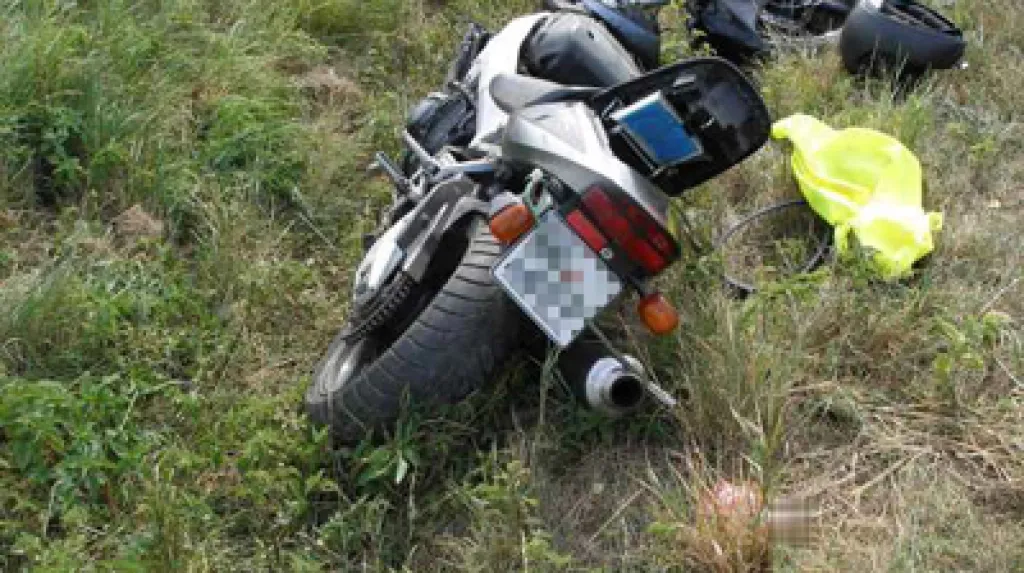 Motorka po nehodě