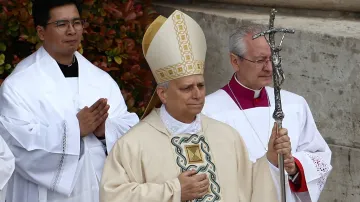 Papež Lev XIV. během inaugurační mše