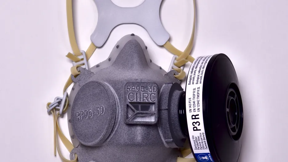 Prototyp respirátoru CIIRC RP95-3D