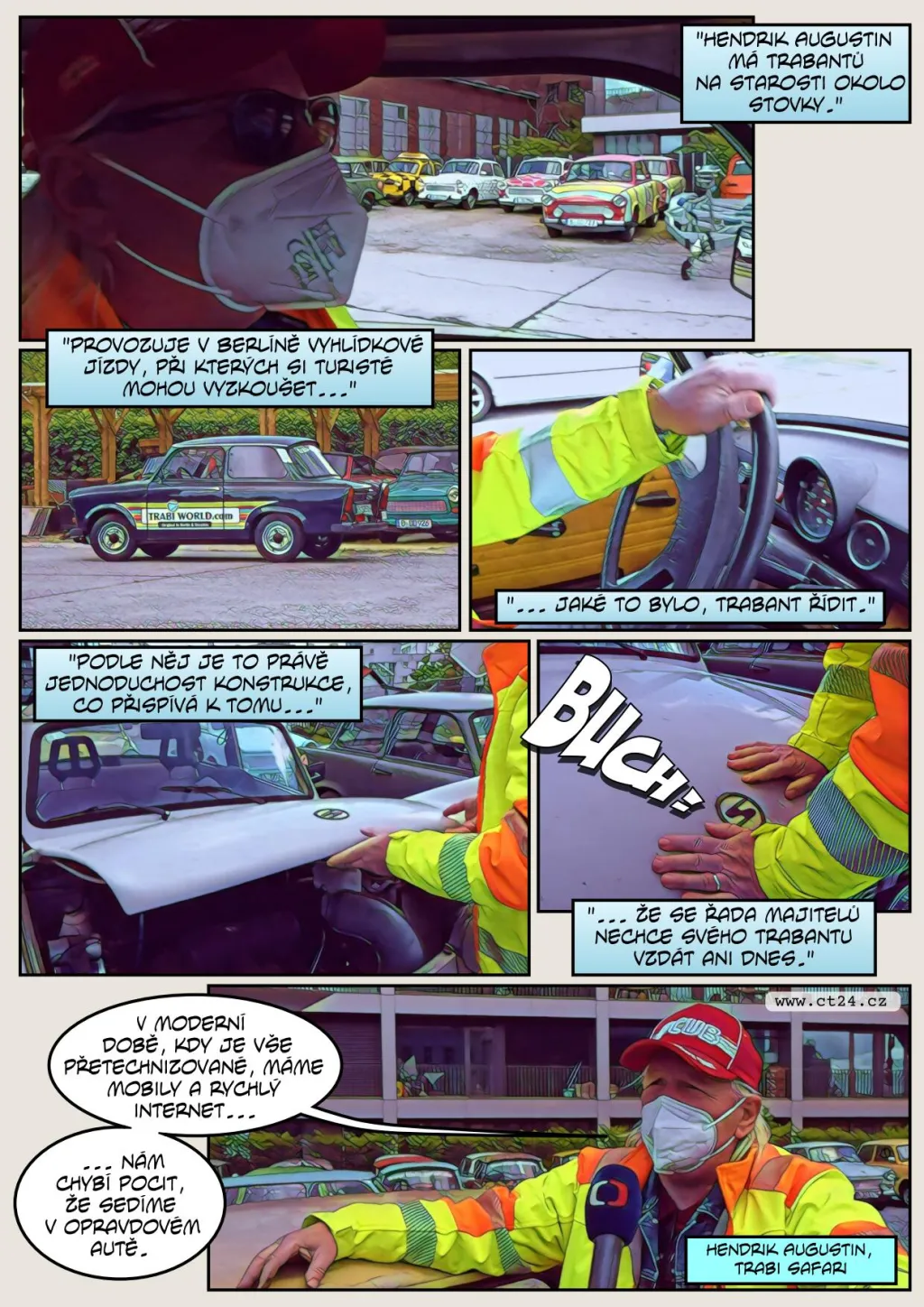 Výroba trabantů skončila před 30 lety, přesto jich v Německu jezdí víc než vozů Tesla