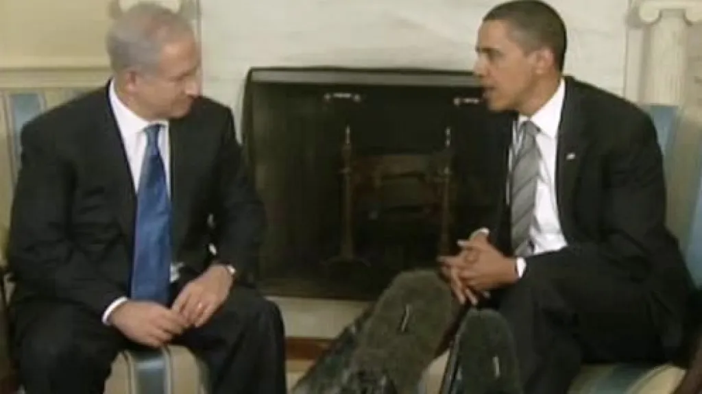 Benjamin Netanjahu a Barack Obama