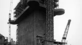 Stavba bunkru a dělostřelecké věže v Esterházyho parku, 1944