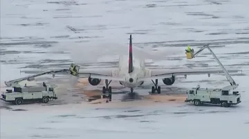 Sněhová bouře zasáhla USA