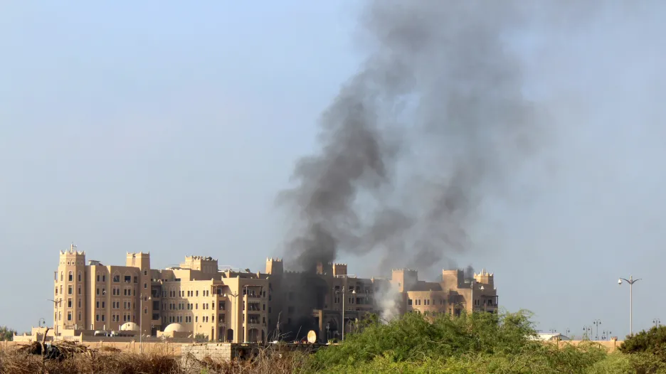 Útok na vládní hotel v Adenu