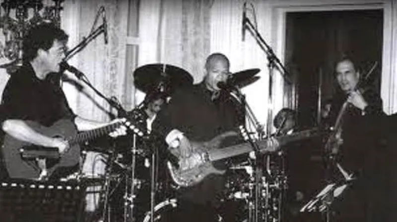 Milan \"Mejla\" Hlavsa hrál v Bílém domě